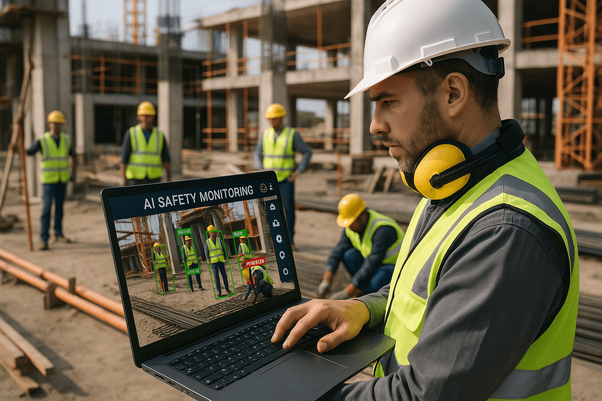 Construction site safety compliance documentation